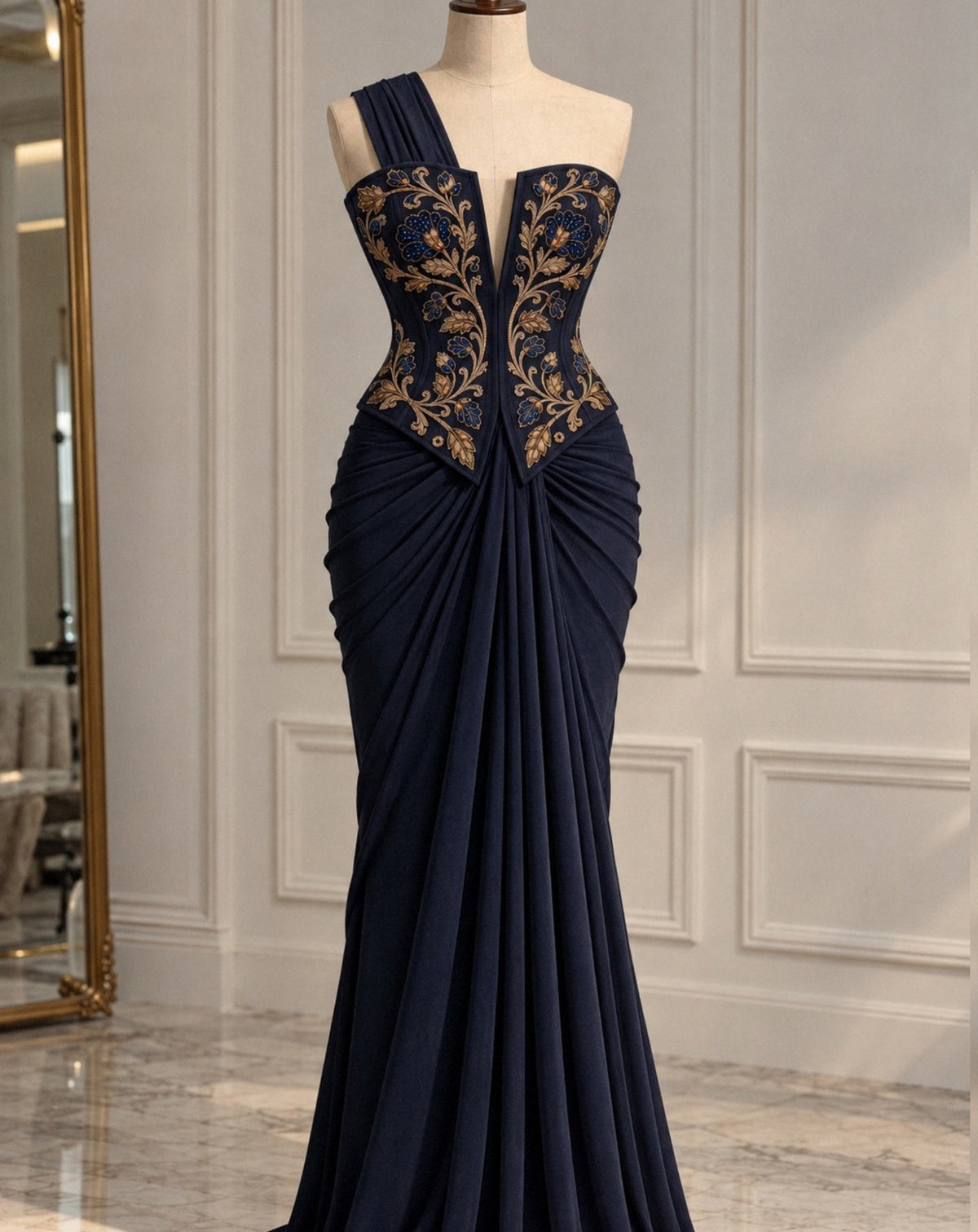 Aurelle: Cocktail Corset Gown